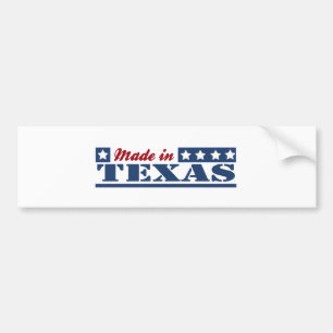 Pegatina Para Coche Fabricado En Texas
