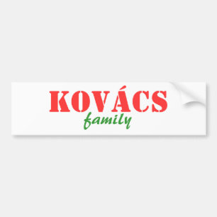 Pegatina Para Coche Familia de Kovacs