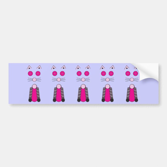 Pegatina Para Coche Fancy CAT (Frente)