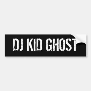 PEGATINA PARA COCHE FANTASMA DEL NIÑO DE DJ