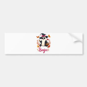Pegatina Para Coche Fantasma elegante de Boojee Sassy en Halloween