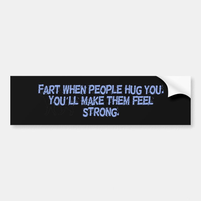 Pegatina Para Coche Fart Hug Strong (Frente)