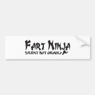 PEGATINA PARA COCHE FART NINJA