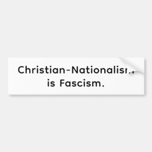 Pegatina Para Coche Fascismo Nacionalismo Cristiano Hankamer Artjunkha