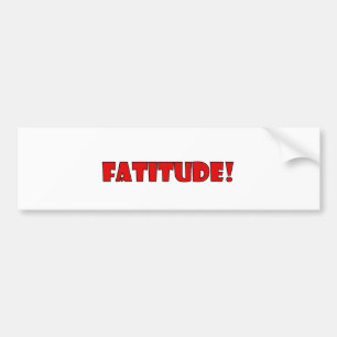 PEGATINA PARA COCHE ¡FATITUD!