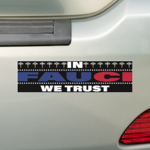 Pegatina Para Coche Fauci Confiamos en la Ciencia