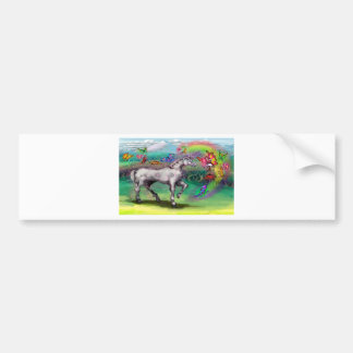 Pegatina Para Coche Fauna de mariposas Rainbow Unicorn