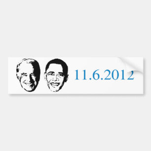 Pegatina Para Coche Favorable-Obama - 11-6-2012