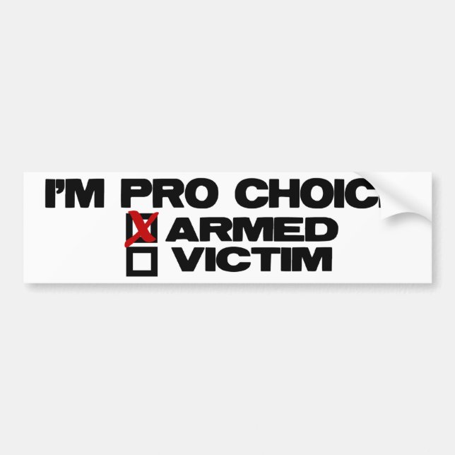 Pegatina Para Coche Favorable opción (Frente)