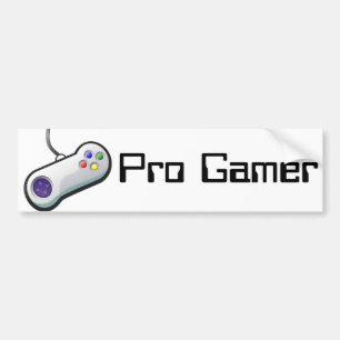 Pegatina Para Coche Favorable videojugador, regulador del videojuego