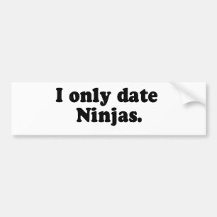 PEGATINA PARA COCHE FECHO SOLAMENTE NINJAS