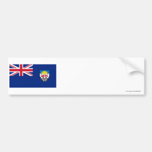 Pegatina Para Coche Federación de Rhodesia y de la bandera de