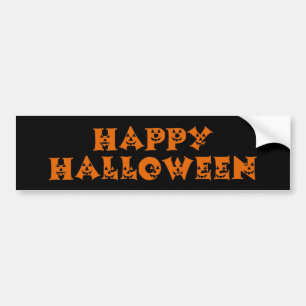 Pegatina Para Coche Felices Calabazas de Halloween