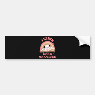 Pegatina Para Coche Feline Good en Café