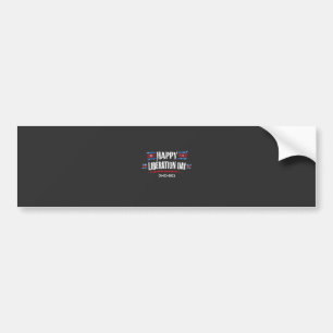 Pegatina Para Coche Feliz Día de la Liberación 2025 Trump América