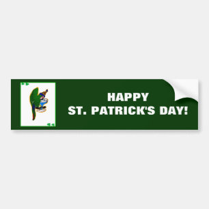 PEGATINA PARA COCHE ¡FELIZ DÍA DE SAN PATRICIOS!