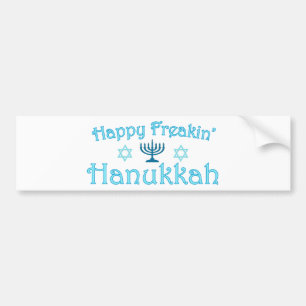 Pegatina Para Coche feliz hanukkah