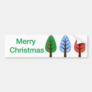 Pegatina Para Coche Feliz Navidad Bumper Sticker