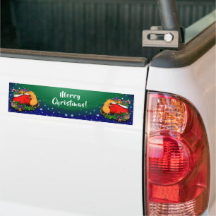 Pegatina Para Coche Feliz Navidad con el príncipe rata