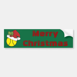 Pegatina Para Coche Feliz Navidad Tenis
