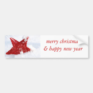 Pegatina Para Coche Feliz Navidad y feliz año nuevo