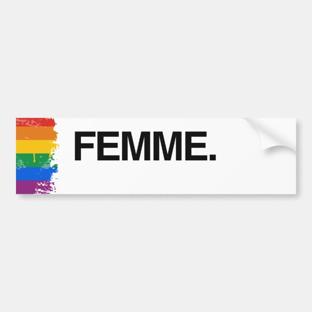Pegatina Para Coche FEMME - .png (Frente)