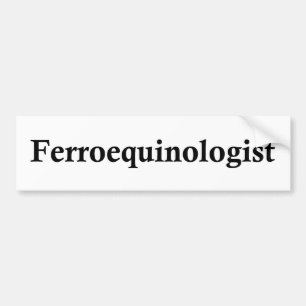 Pegatina Para Coche Ferroequinologist