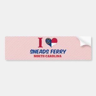 Pegatina Para Coche Ferry Sneads, Carolina del Norte