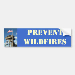 PEGATINA PARA COCHE FFLA, PREVENT-WILDFIRES