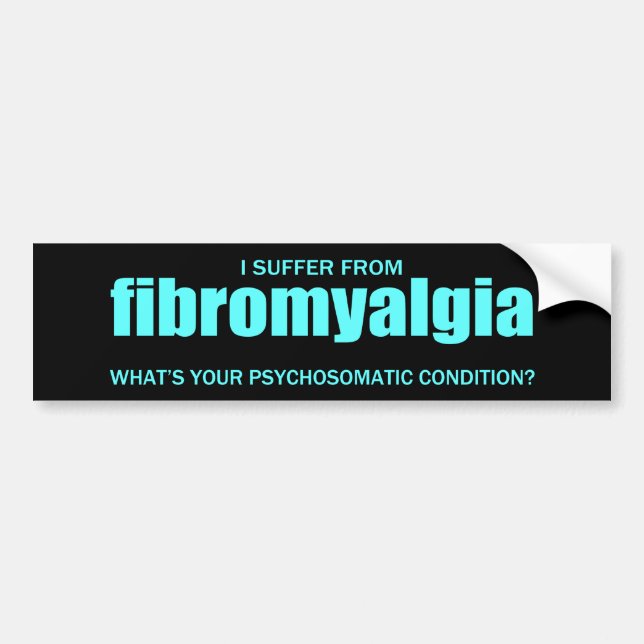 Pegatina Para Coche Fibromyalgia… (Frente)
