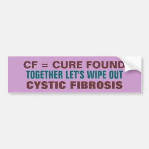 Pegatina Para Coche Fibrosis quística de la curación