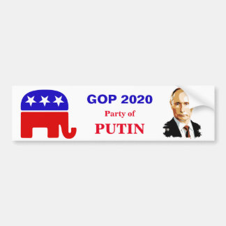 PEGATINA PARA COCHE "FIESTA DE PUTIN" DE GOP 2020