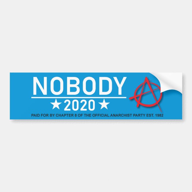 Pegatina Para Coche Fiesta del anarquista (Frente)