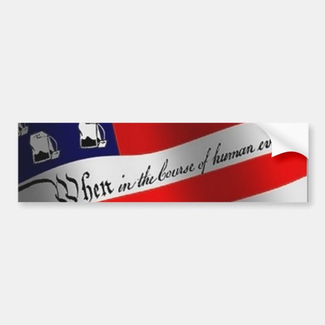 Pegatina Para Coche Fiesta del té 15 de abril de 2009 (Frente)