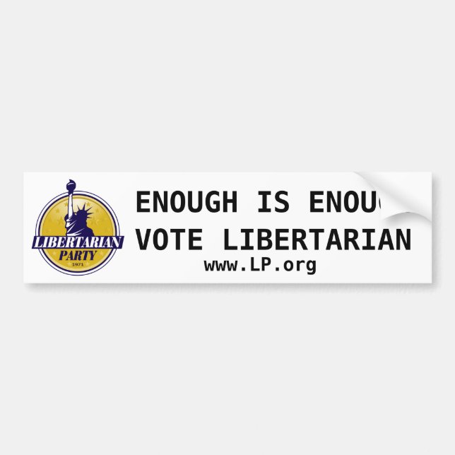 Pegatina Para Coche Fiesta libertario (Frente)