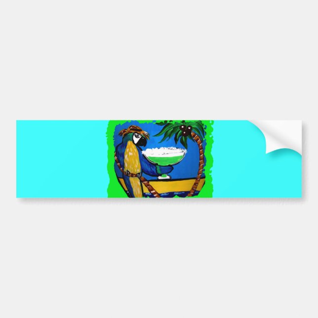 PEGATINA PARA COCHE FIESTA PARROT (Frente)