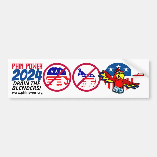 Pegatina Para Coche Fiesta PHin Power 2024 (Frente)