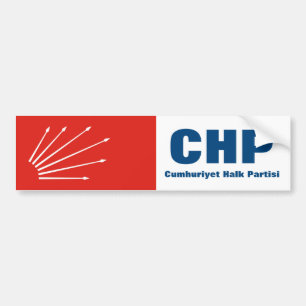 Pegatina Para Coche Fiesta Repuplicador Turco CHP