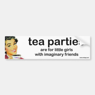 Pegatina Para Coche fiestas del té