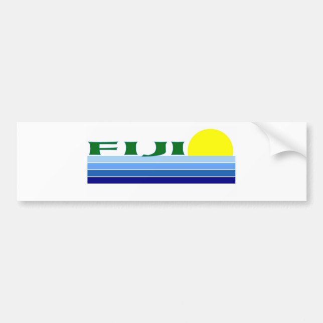 Pegatina Para Coche Fiji (Frente)