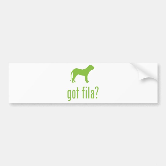 Pegatina Para Coche Fila Brasileiro (Frente)