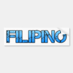 PEGATINA PARA COCHE FILIPINO