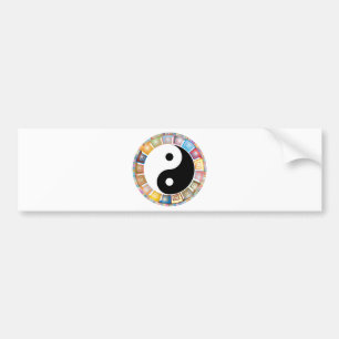 Pegatina Para Coche filosofía de yin yang asia oriental