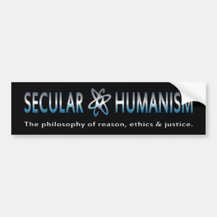 Pegatina Para Coche Filosofía del BMP del humanismo secular