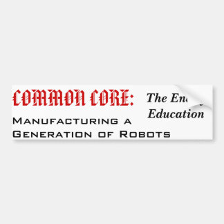 Pegatina Para Coche ¿Final de la educación?