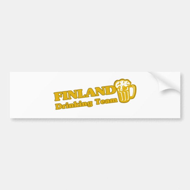 PEGATINA PARA COCHE FINLANDIA (Frente)