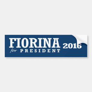 PEGATINA PARA COCHE FIORINA PARA EL PRESIDENTE 2016