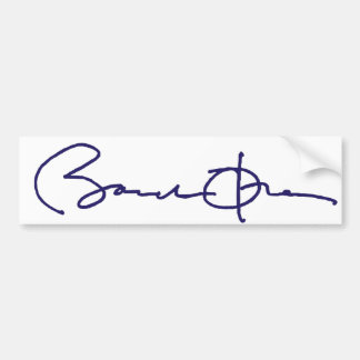 Pegatina Para Coche Firma de Barack Obama