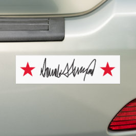Pegatina Para Coche Firma Trump