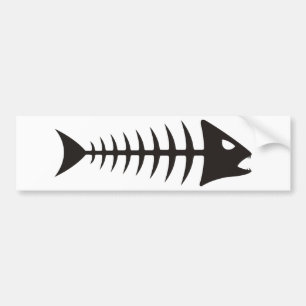 Pegatina Para Coche Fishbone - muestras de espiga